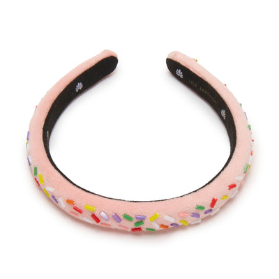 Lele Sadoughi HEADBANDS STRAWBERRY KIDS CHARLOTTE BEADED BIRTHDAY CAKE HEADBAND