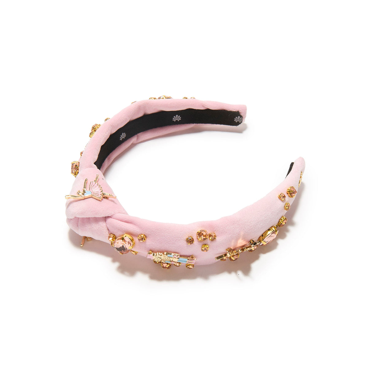 Lele Sadoughi HEADBANDS SUGAR PLUM FAIRY KIDS KNOTTED NUTCRACKER VELVET HEADBAND