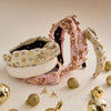Lele Sadoughi HEADBANDS SUGAR PLUM FAIRY KNOTTED NUTCRACKER VELVET HEADBAND