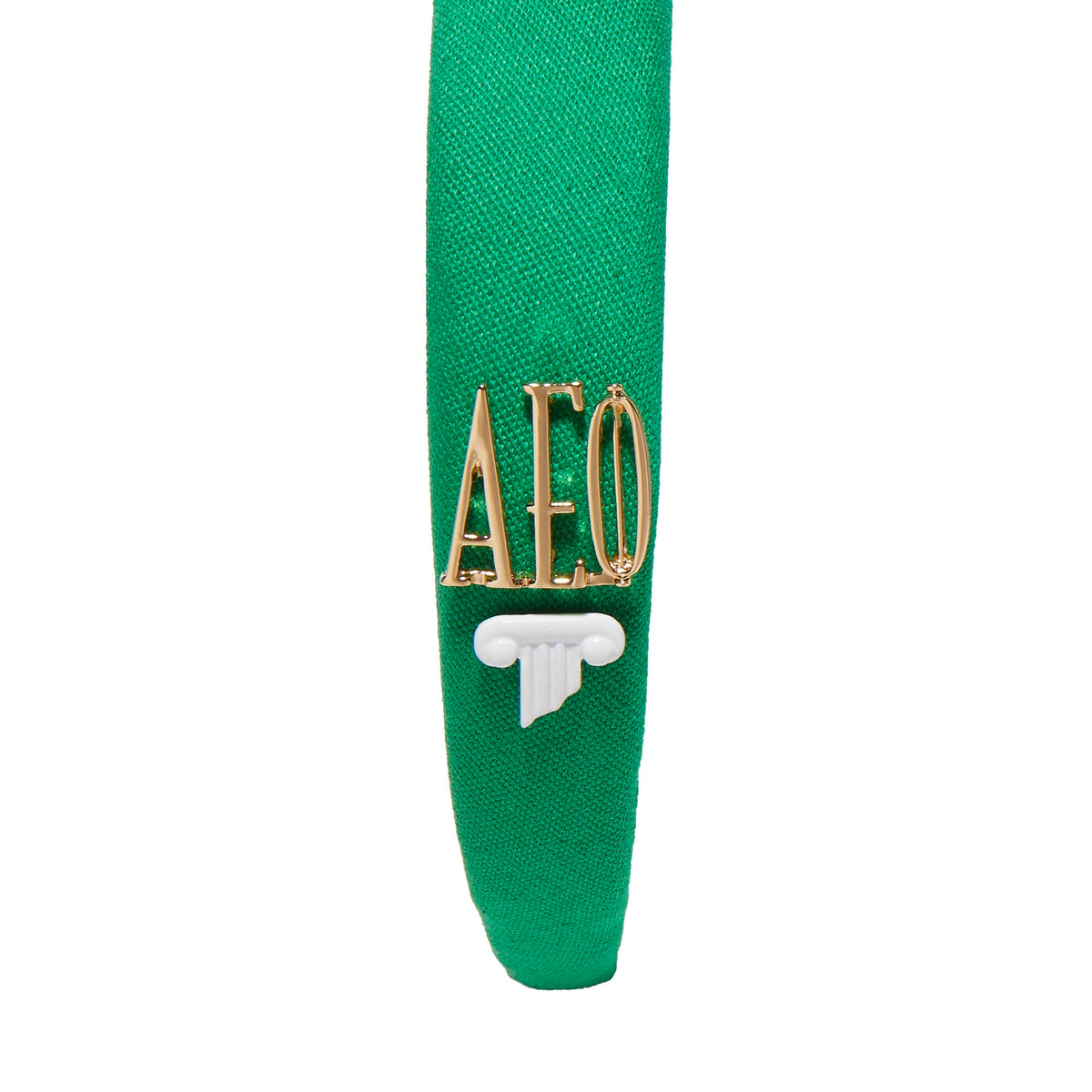 LELE SADOUGHI HEADBANDS SUPPORT GREEN ALPHA EPSILON PHI CHARLOTTE HEADBAND