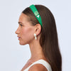 LELE SADOUGHI HEADBANDS SUPPORT GREEN ALPHA EPSILON PHI CHARLOTTE HEADBAND