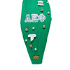 LELE SADOUGHI HEADBANDS SUPPORT GREEN ALPHA EPSILON PHI KNOTTED HEADBAND