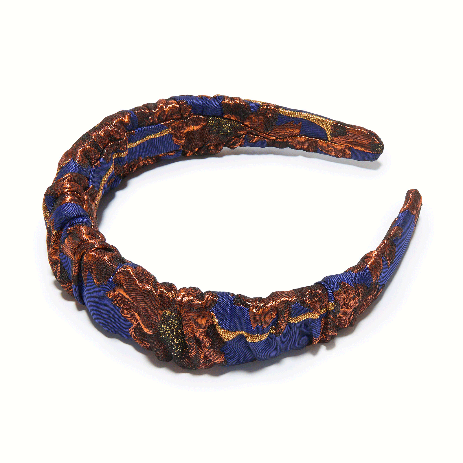 Lele Sadoughi HEADBANDS TERRACOTTA KELLY JACQUARD HEADBAND