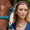 Lele Sadoughi HEADBANDS TERRACOTTA KELLY JACQUARD HEADBAND