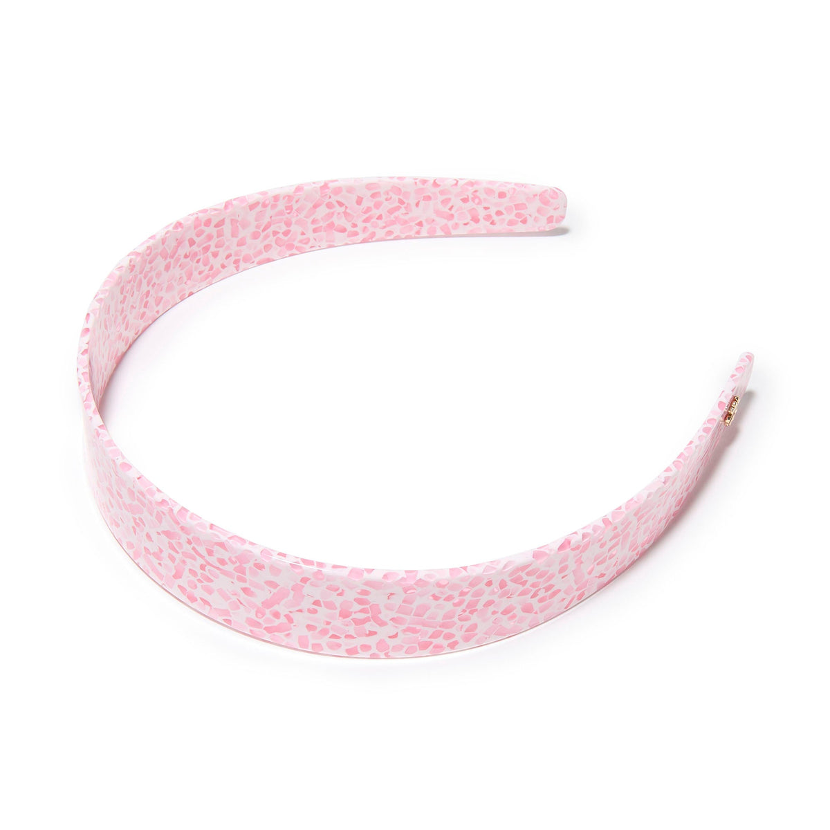 Lele Sadoughi HEADBANDS TERRAZZO BLUSH EMMA ACETATE HEADBAND