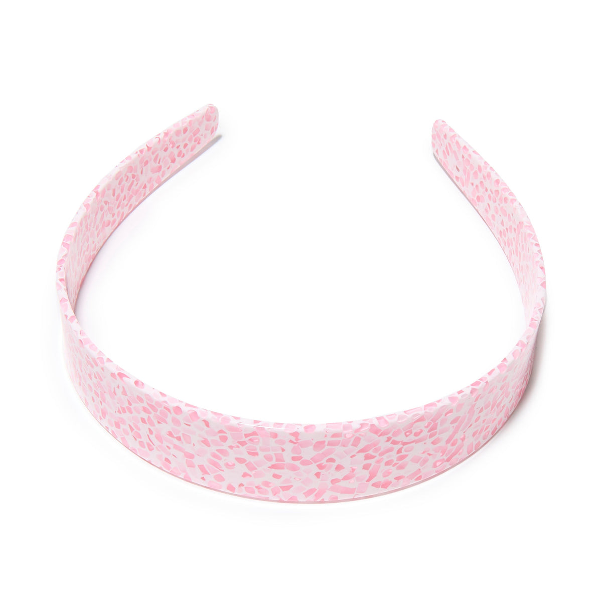Lele Sadoughi HEADBANDS TERRAZZO BLUSH EMMA ACETATE HEADBAND