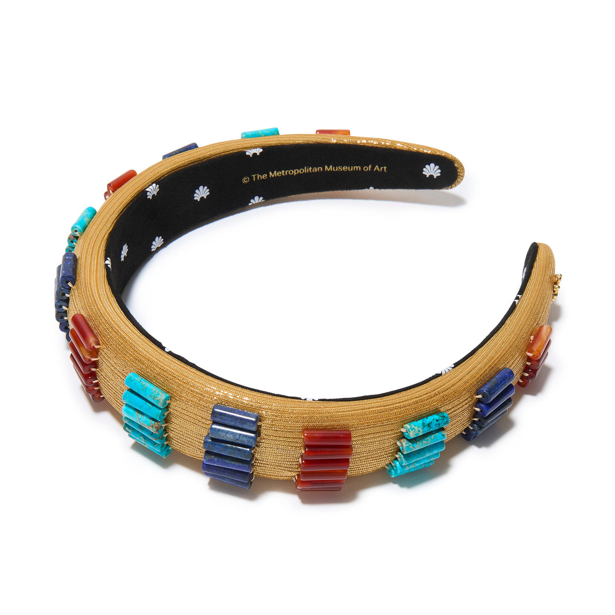 Lele Sadoughi HEADBANDS THE MET X LELE ALICE DIVINE GOLD HEADBAND