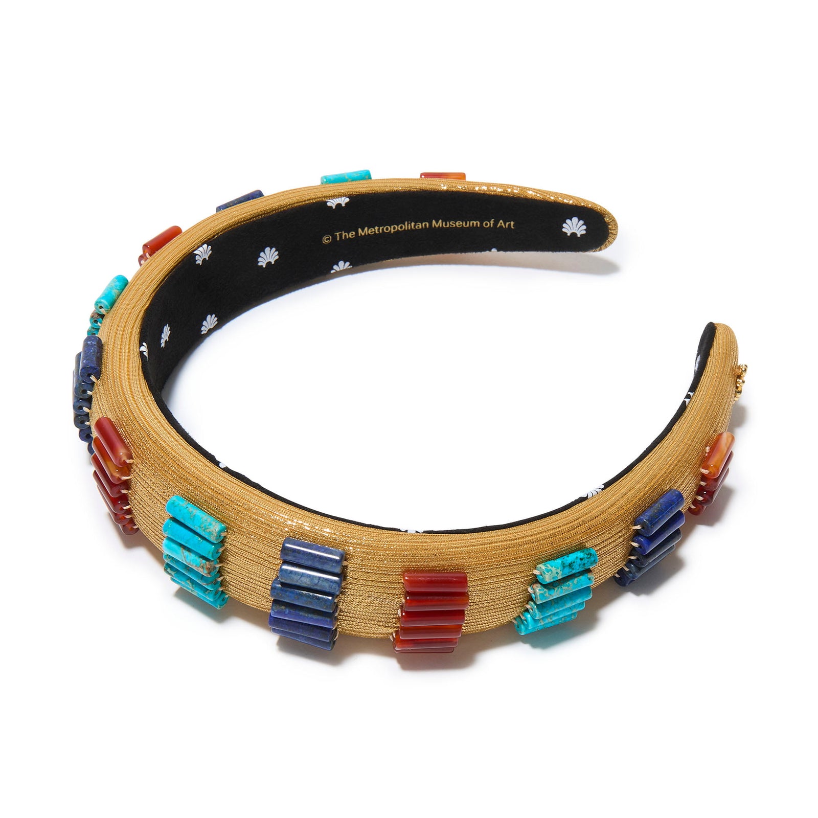 Lele Sadoughi HEADBANDS THE MET X LELE ALICE DIVINE GOLD HEADBAND