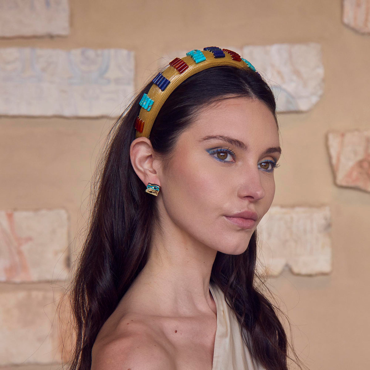 Lele Sadoughi HEADBANDS THE MET X LELE ALICE DIVINE GOLD HEADBAND