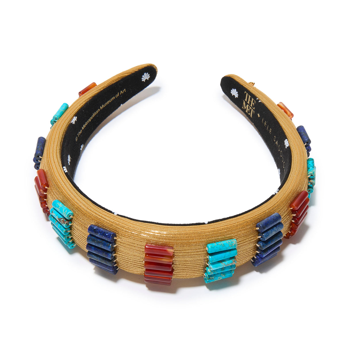 Lele Sadoughi HEADBANDS THE MET X LELE ALICE DIVINE GOLD HEADBAND