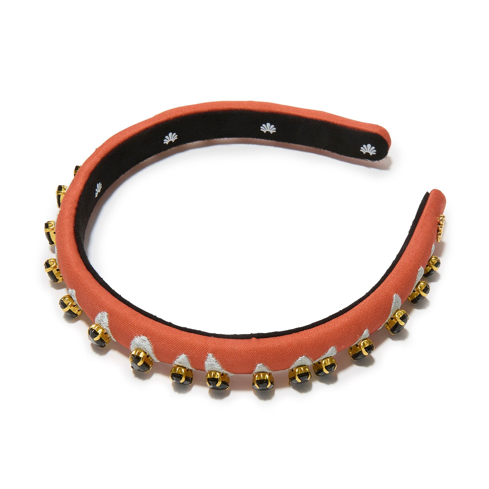 Lele Sadoughi HEADBANDS THE MET X LELE CARNELIAN GIGI EGYPTIAN EMBELLISHED HEADBAND
