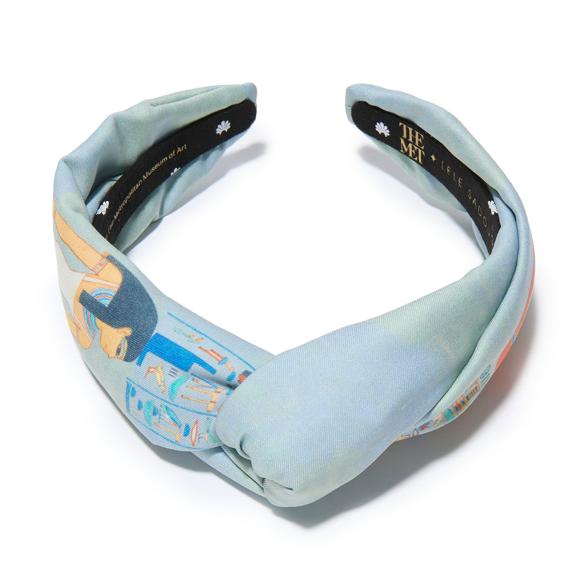 Lele Sadoughi HEADBANDS THE MET X LELE MARLENE TOMB OF HAREMHAB HEADBAND