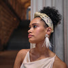 Lele Sadoughi HEADBANDS THE MET X LELE TOULOUSE LA TROUPE DE MADEMOISELLE EGLANTINE KNOTTED EMBELLISHED HEADBAND