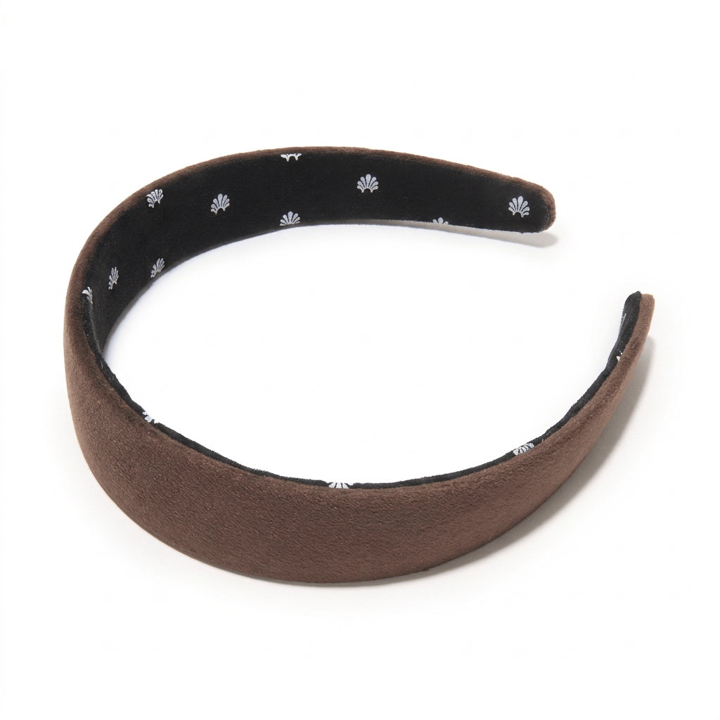 Lele Sadoughi HEADBANDS ULTA STYLES FOR LELE CHOCOLATE BESSETTE VELVET HEADBAND
