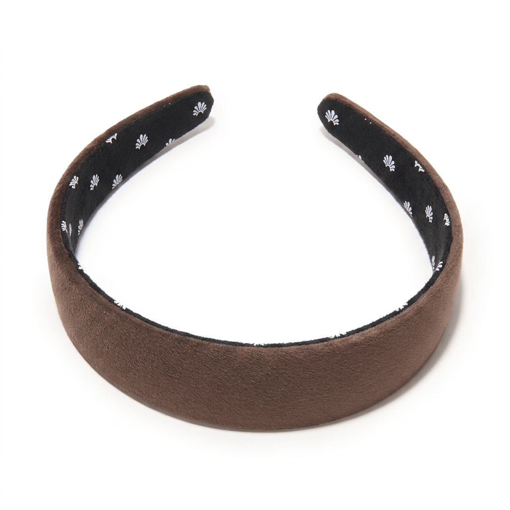 Lele Sadoughi HEADBANDS ULTA STYLES FOR LELE CHOCOLATE BESSETTE VELVET HEADBAND