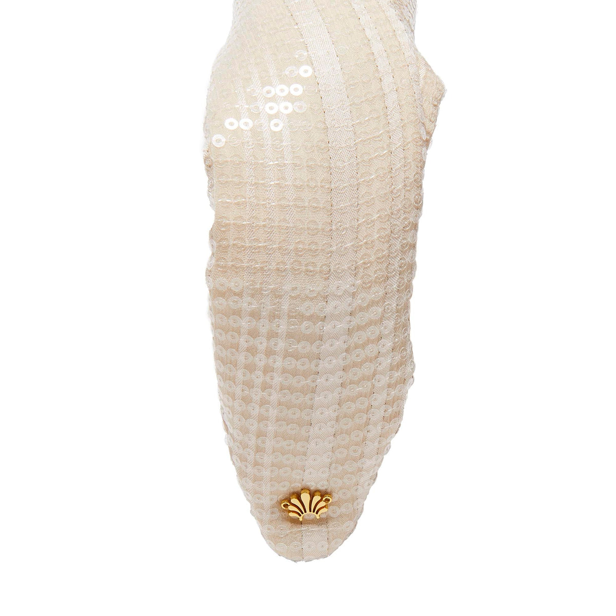 LELE SADOUGHI HEADBANDS VANILLA CRÈME MARLENE SEQUIN HEADBAND