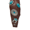 Lele Sadoughi HEADBANDS WALNUT KNOTTED CONCHO HEADBAND