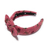 Lele Sadoughi HEADBANDS WILDBERRY KIDS CORDUROY BOW TIE HEADBAND