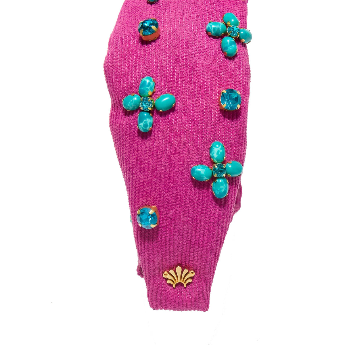 Lele Sadoughi HEADBANDS WILDBERRY KNOTTED CORDUROY CROSSROADS HEADBAND