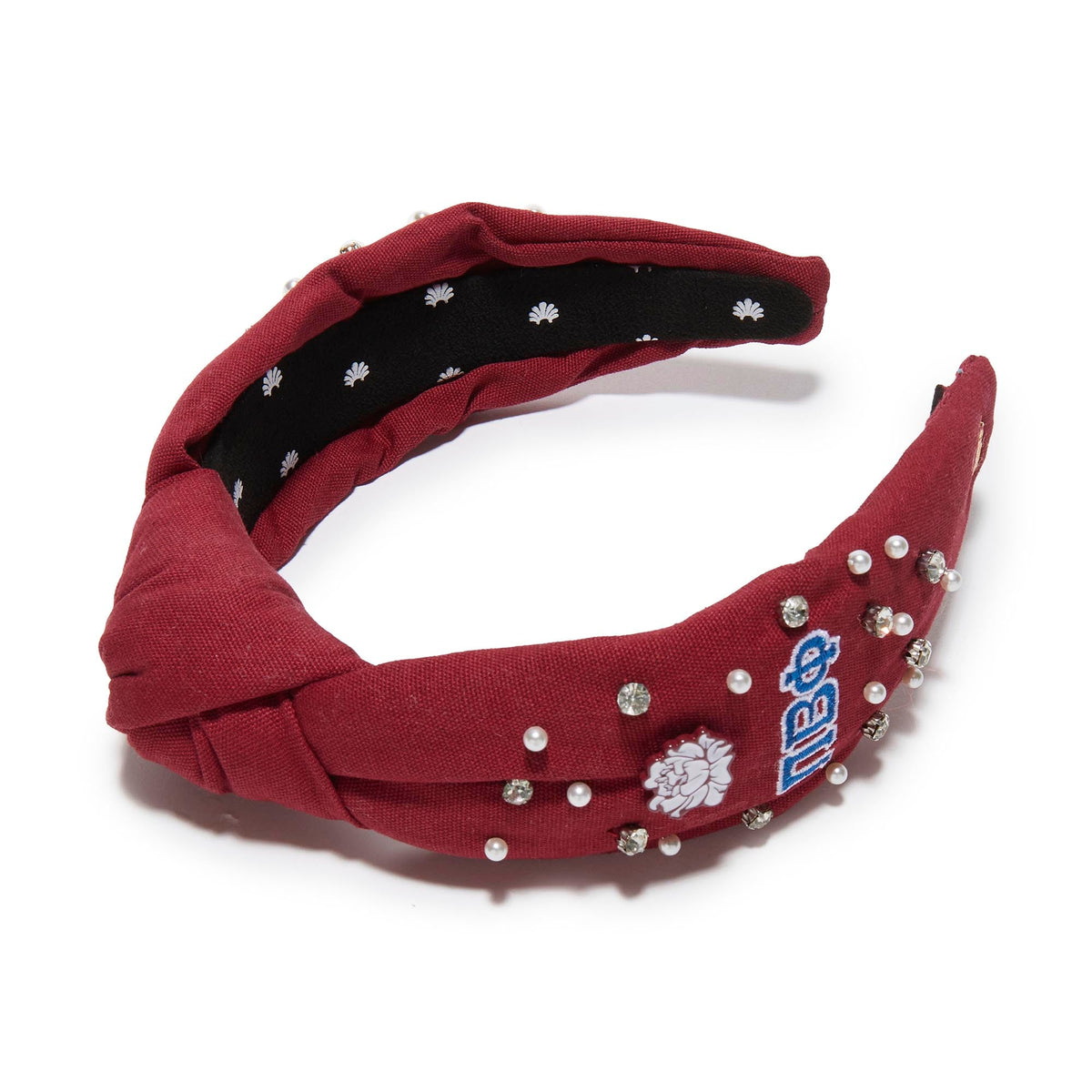 LELE SADOUGHI HEADBANDS WINE PI BETA PHI KNOTTED HEADBAND