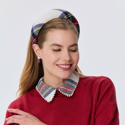 Lele Sadoughi HEADBANDS WINTER PLAID KATE HEADBAND