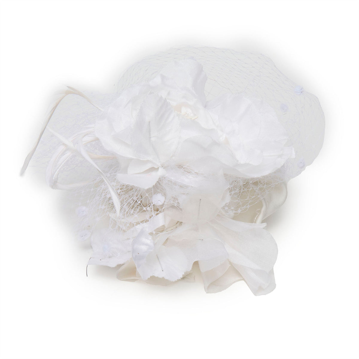 Lele Sadoughi HEADBANDS WINTER WHITE BLUSHER FLORAL HEADBAND