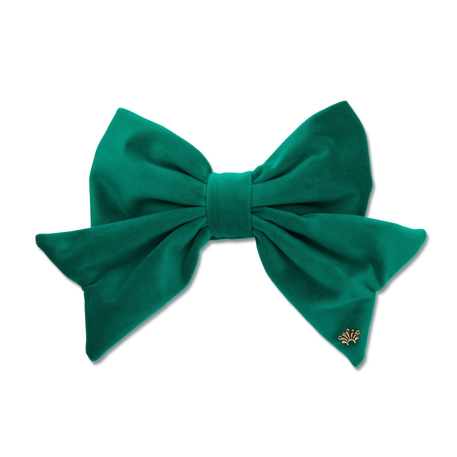 Lele Sadoughi HOME ONE SIZE GREEN SET OF 4 VELVET BOW NAPKIN RINGS