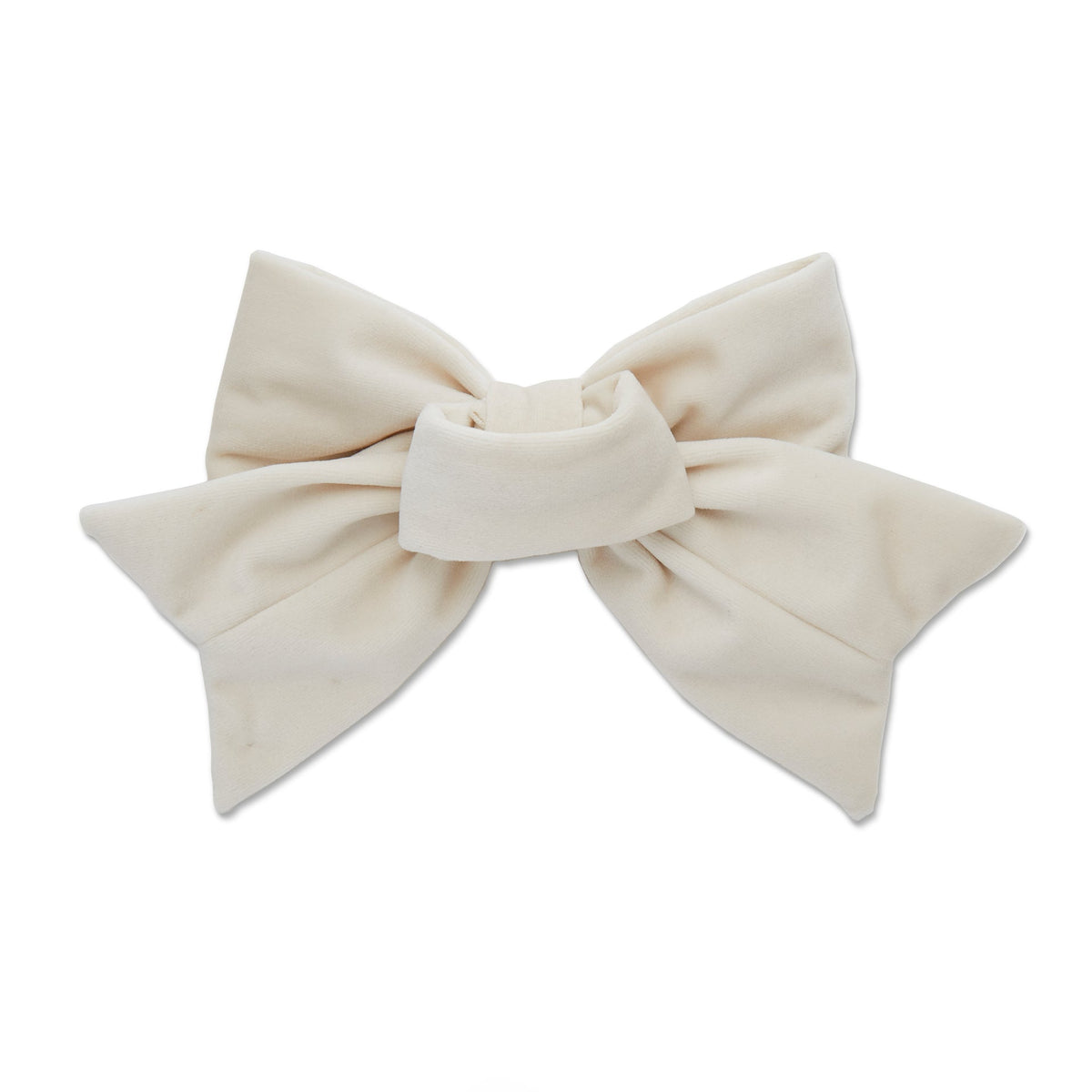 Lele Sadoughi HOME ONE SIZE IVORY SET OF 4 VELVET PEARL BOW NAPKIN RINGS