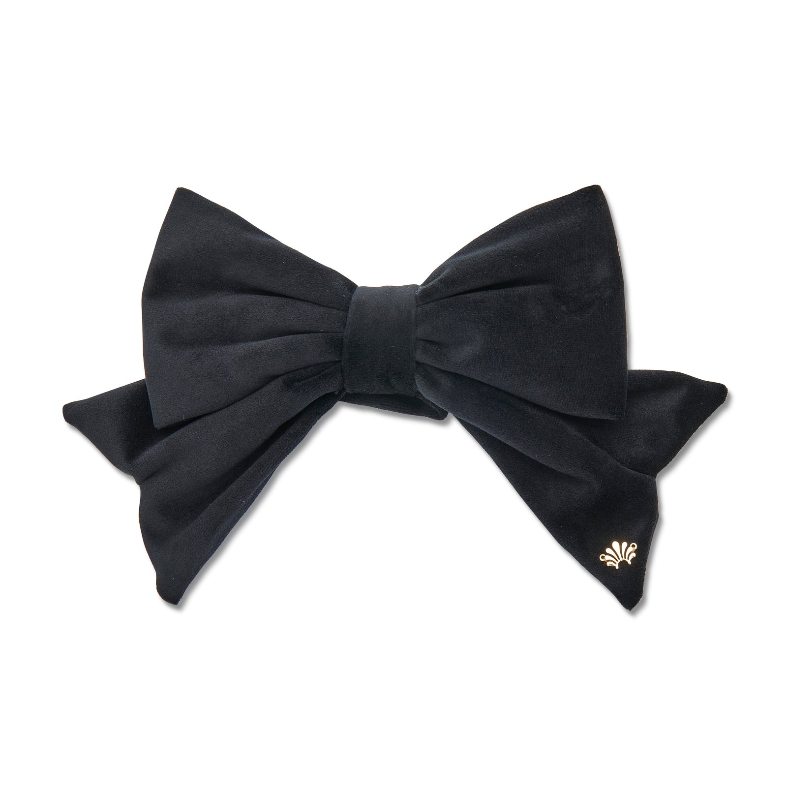 Lele Sadoughi HOME ONE SIZE JET SET OF 4 VELVET BOW NAPKIN RINGS