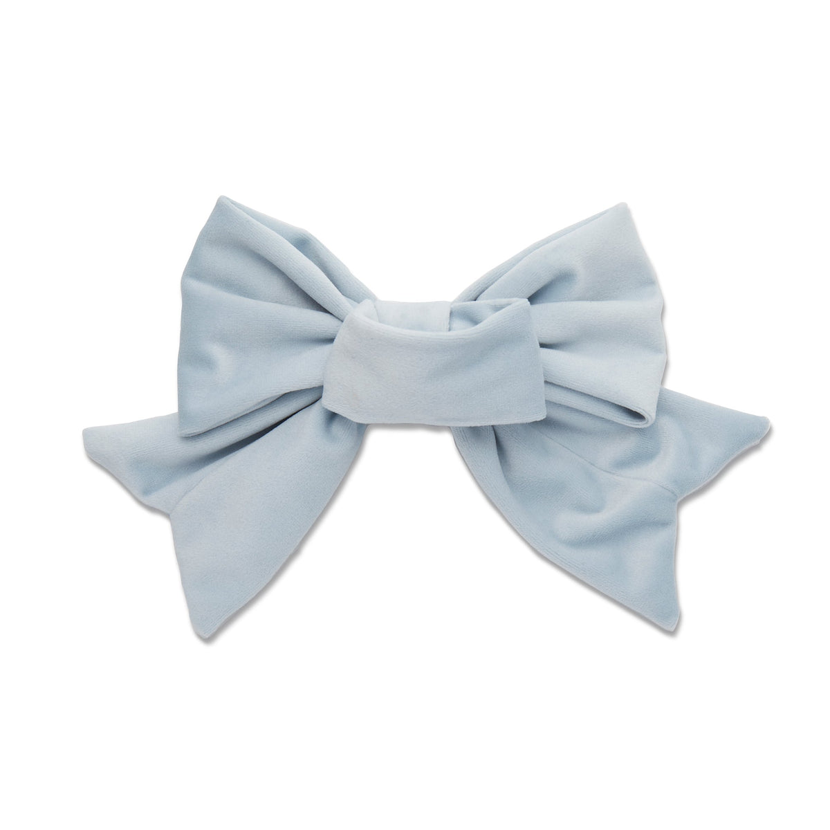 Lele Sadoughi HOME ONE SIZE SKY BLUE SET OF 4 VELVET BOW NAPKIN RINGS