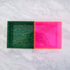 Lele Sadoughi HOME PINK EMERALD TWO PART TRAY