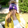 Lele Sadoughi Licensed Beanies PURPLE VIKINGS LELE X NFL BEANIE FAUX FUR POM