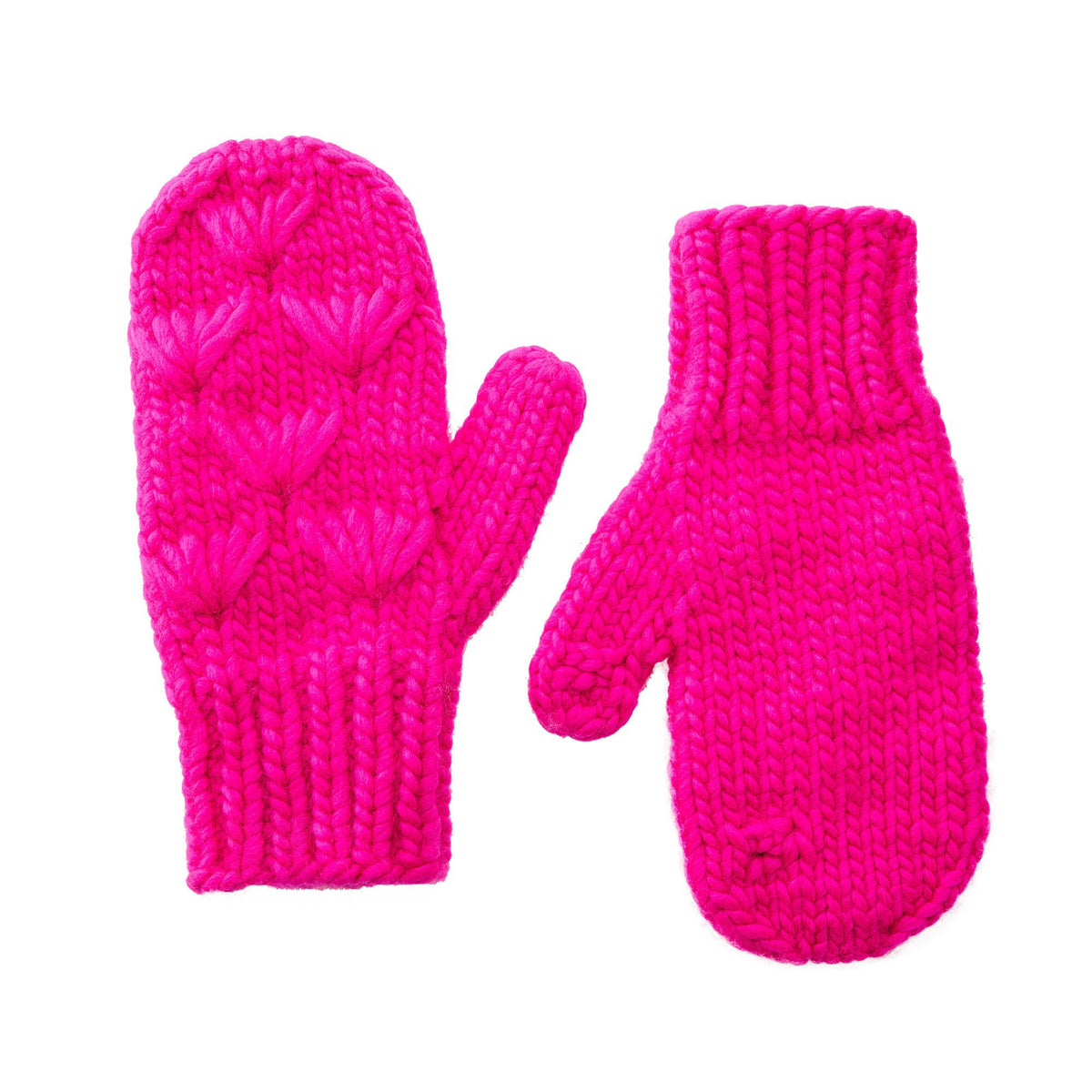 Lele Sadoughi Mittens PINK MOTLEY MITTENS