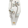 Lele Sadoughi MOON FLOWER KNOTTED FLORAL FÊTE SWARVSKI HEADBAND