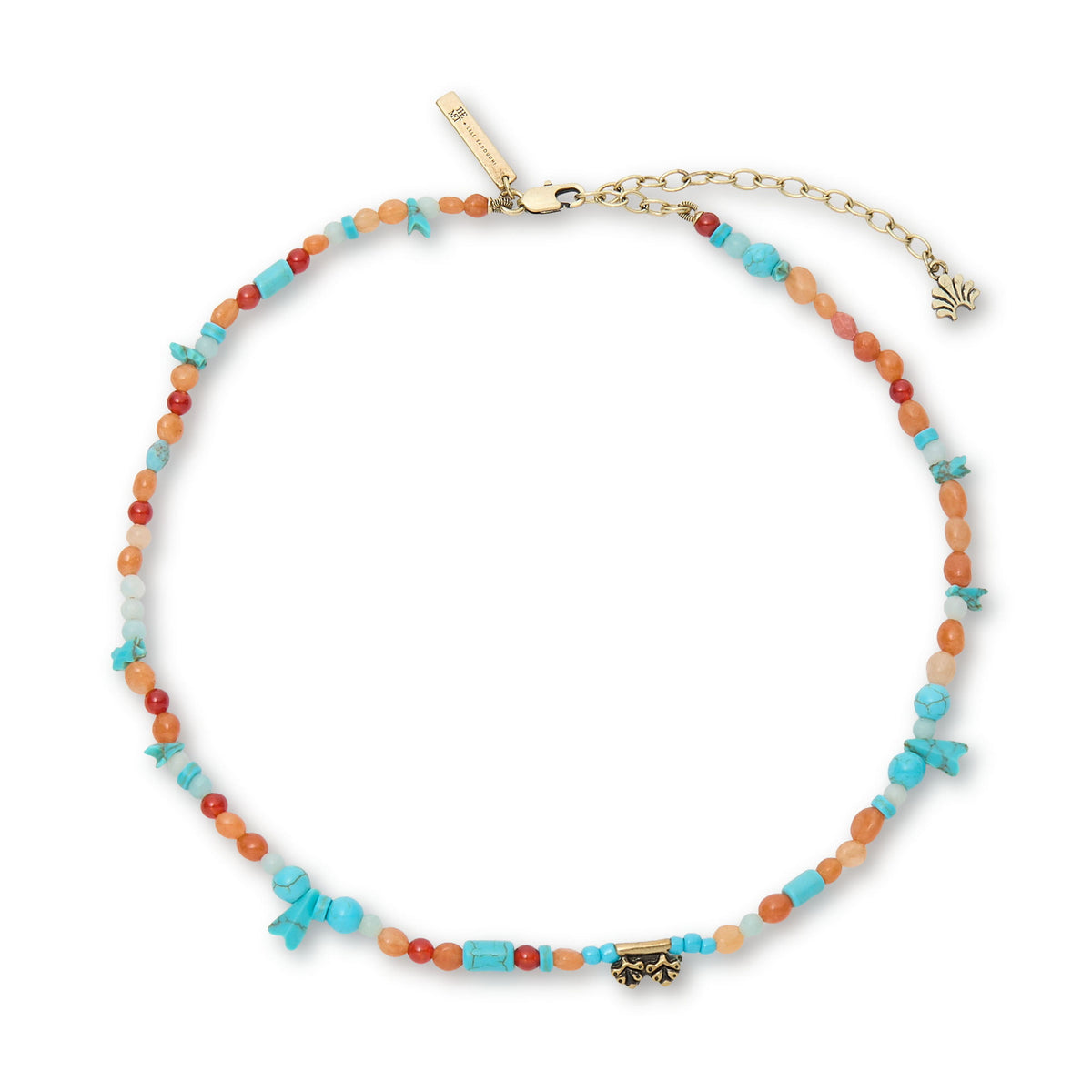 Lele Sadoughi NECKLACE SUNSET FAIENCE THE MET X LELE THEBES BEADED NECKLACE
