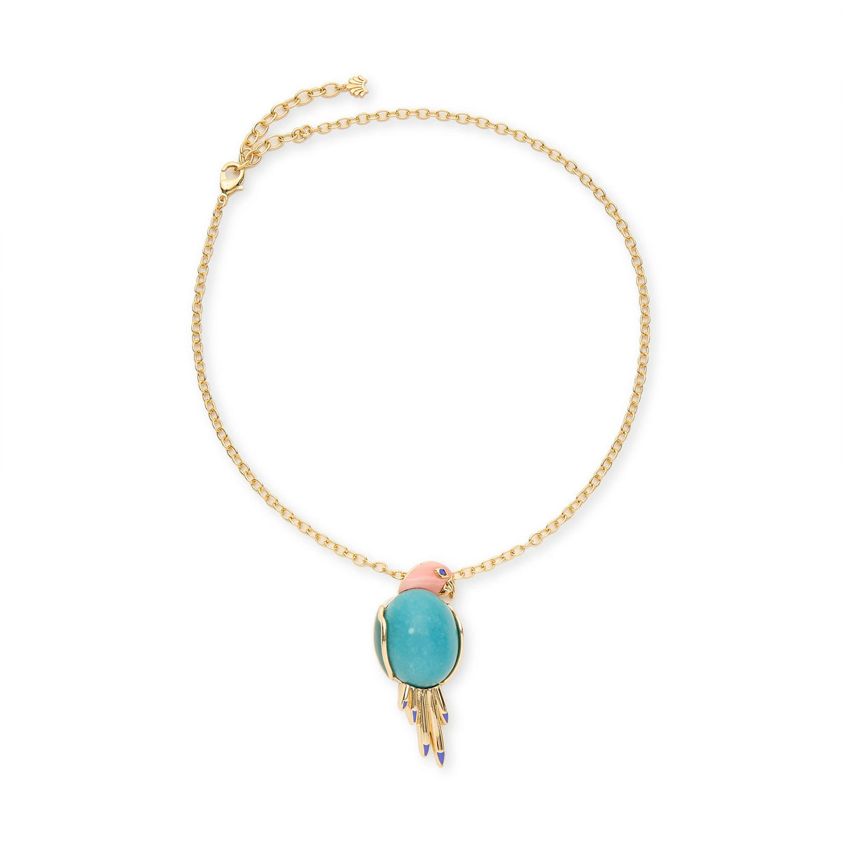 Lele Sadoughi NECKLACE TURQUOISE EILEEN PARROT CONVERTIBLE NECKLACE