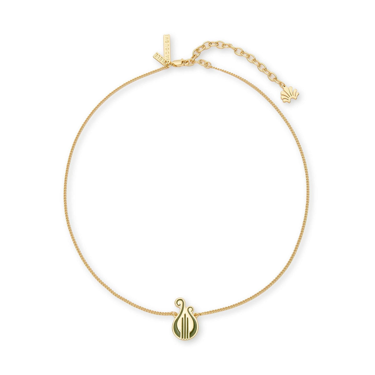 Lele Sadoughi NECKLACES GOLD ALPHA CHI OMEGA CHARM NECKLACE
