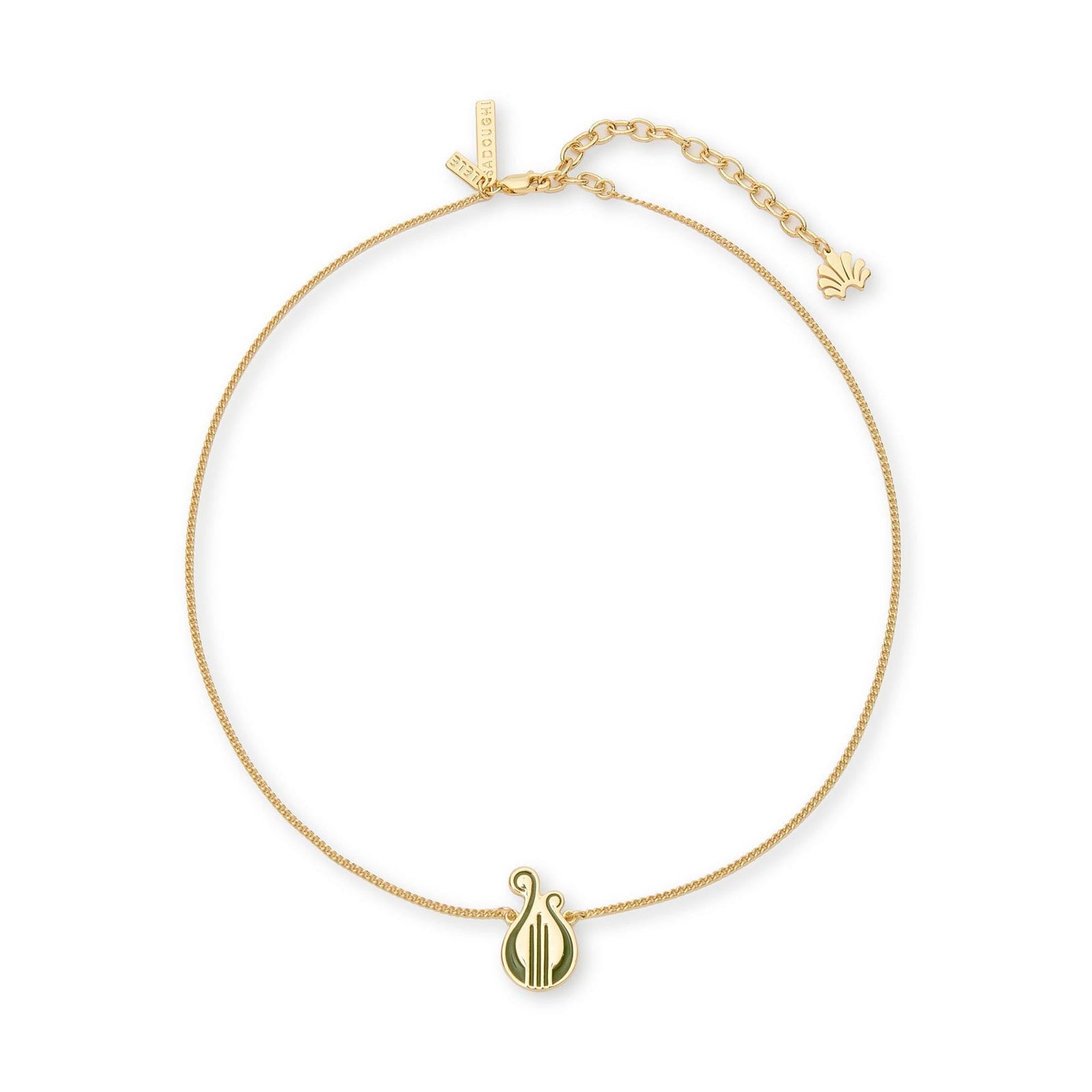 Lele Sadoughi NECKLACES GOLD ALPHA CHI OMEGA CHARM NECKLACE