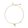Lele Sadoughi NECKLACES GOLD AQUARIUS ZODIAC NECKLACE