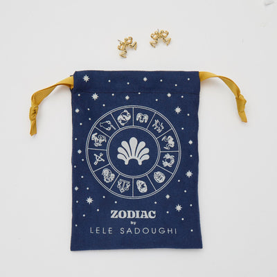 Lele Sadoughi NECKLACES GOLD TAURUS ZODIAC NECKLACE