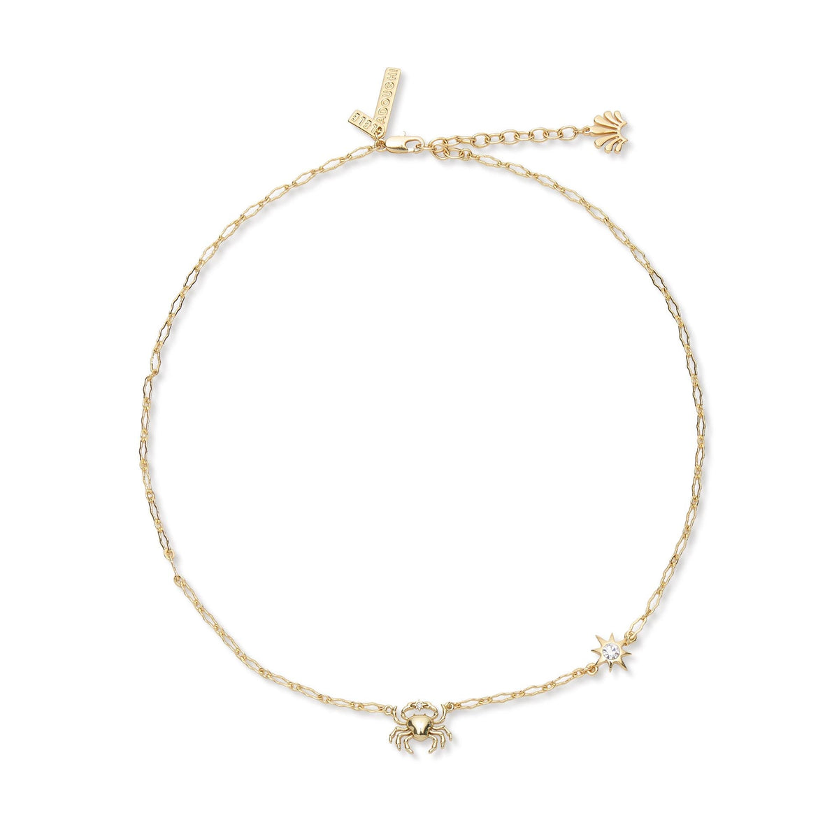 Lele Sadoughi NECKLACES GOLD CANCER ZODIAC NECKLACE