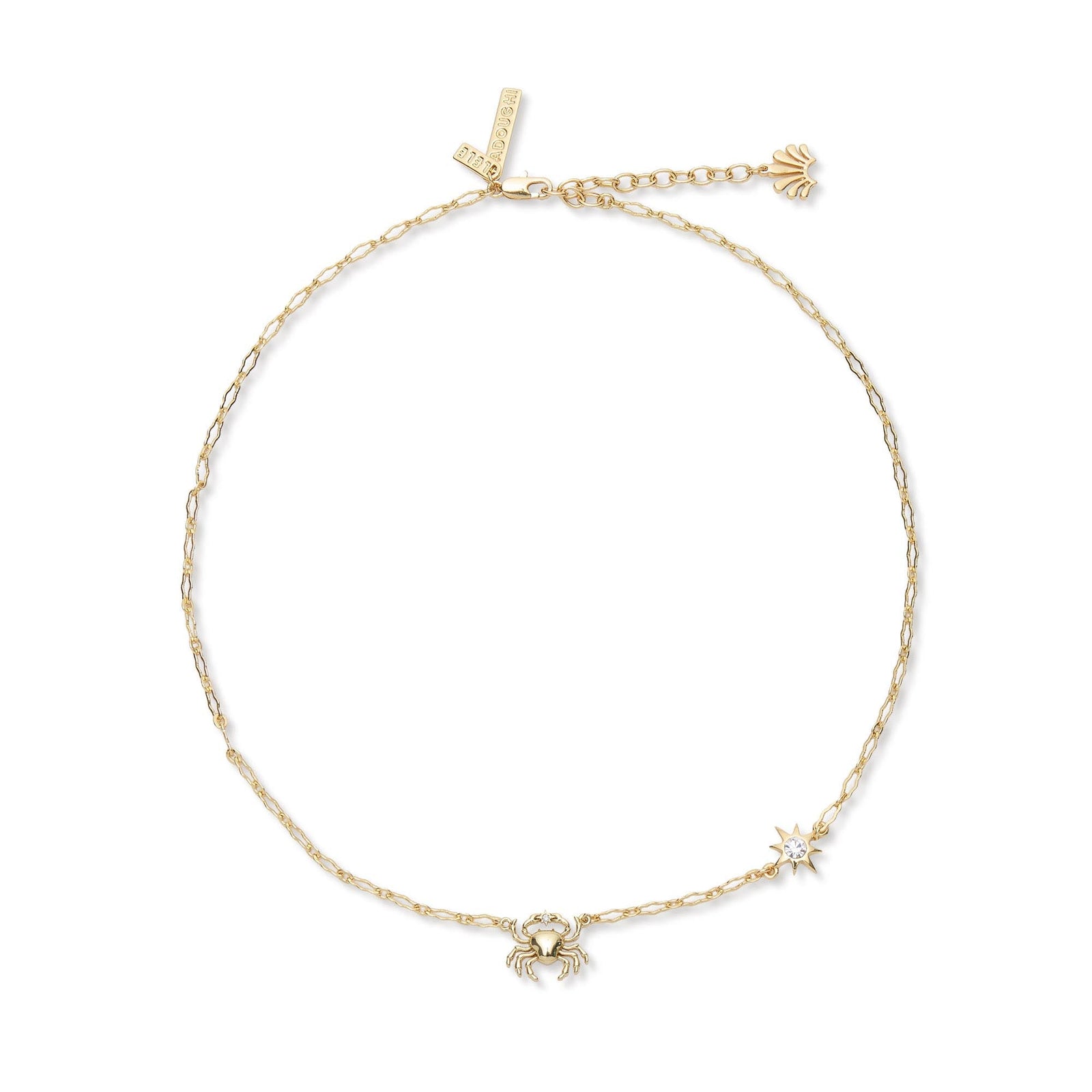 Lele Sadoughi NECKLACES GOLD CANCER ZODIAC NECKLACE