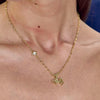Lele Sadoughi NECKLACES GOLD CAPRICORN ZODIAC NECKLACE