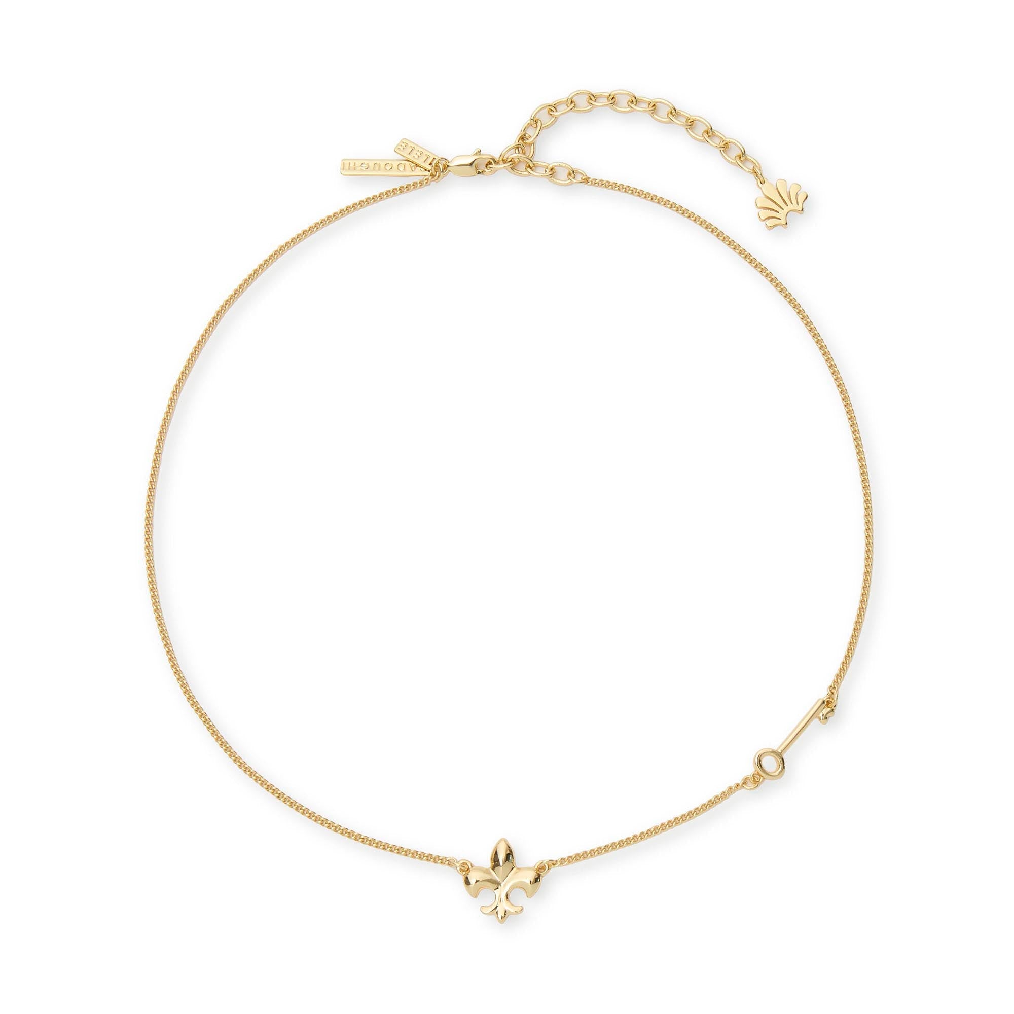 Lele Sadoughi NECKLACES GOLD KAPPA KAPPA GAMMA CHARM NECKLACE