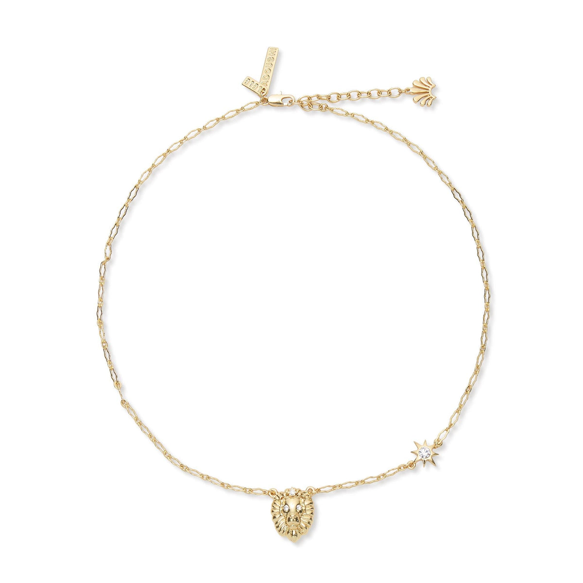Lele Sadoughi NECKLACES GOLD LEO ZODIAC NECKLACE