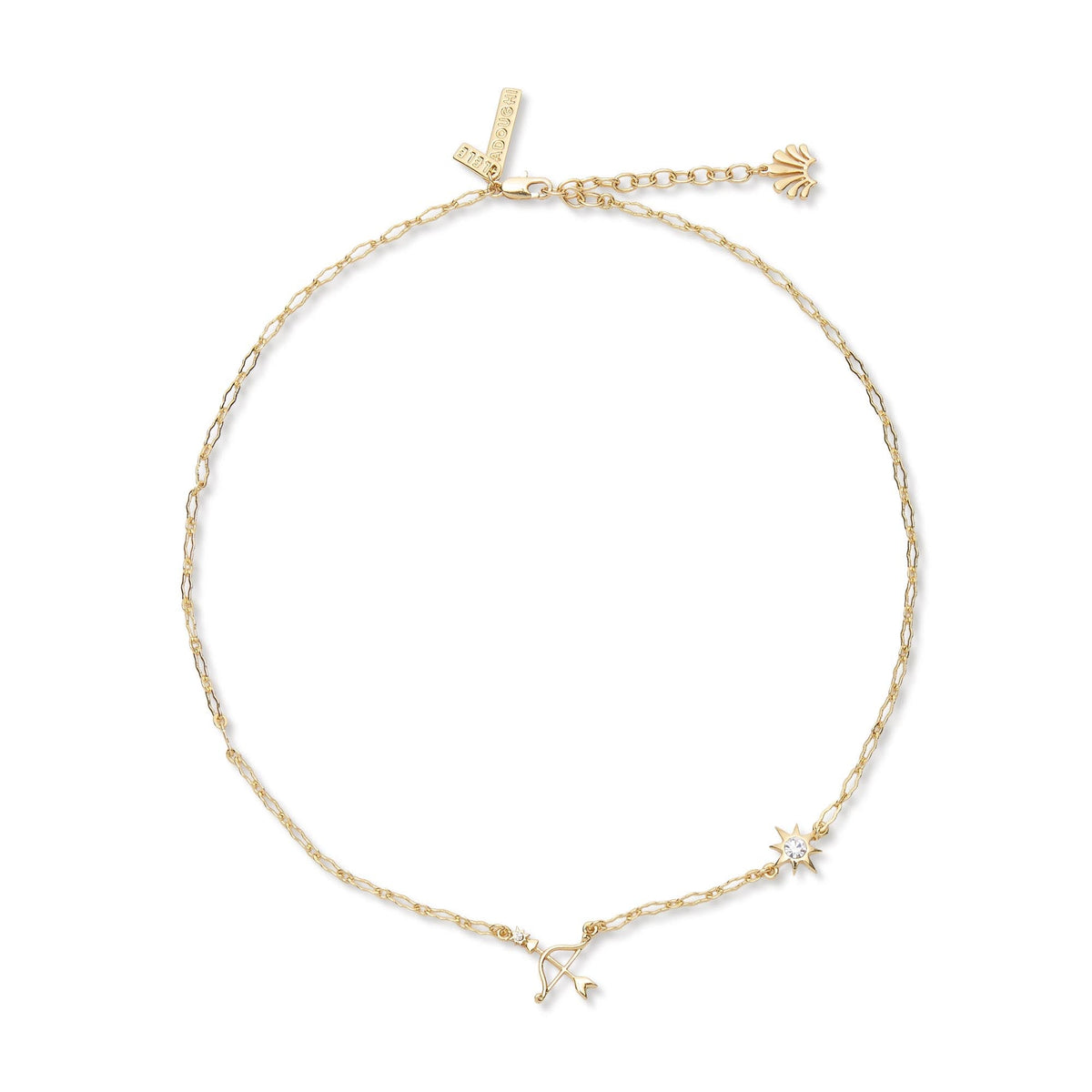 Lele Sadoughi NECKLACES GOLD SAGITTARIUS ZODIAC NECKLACE
