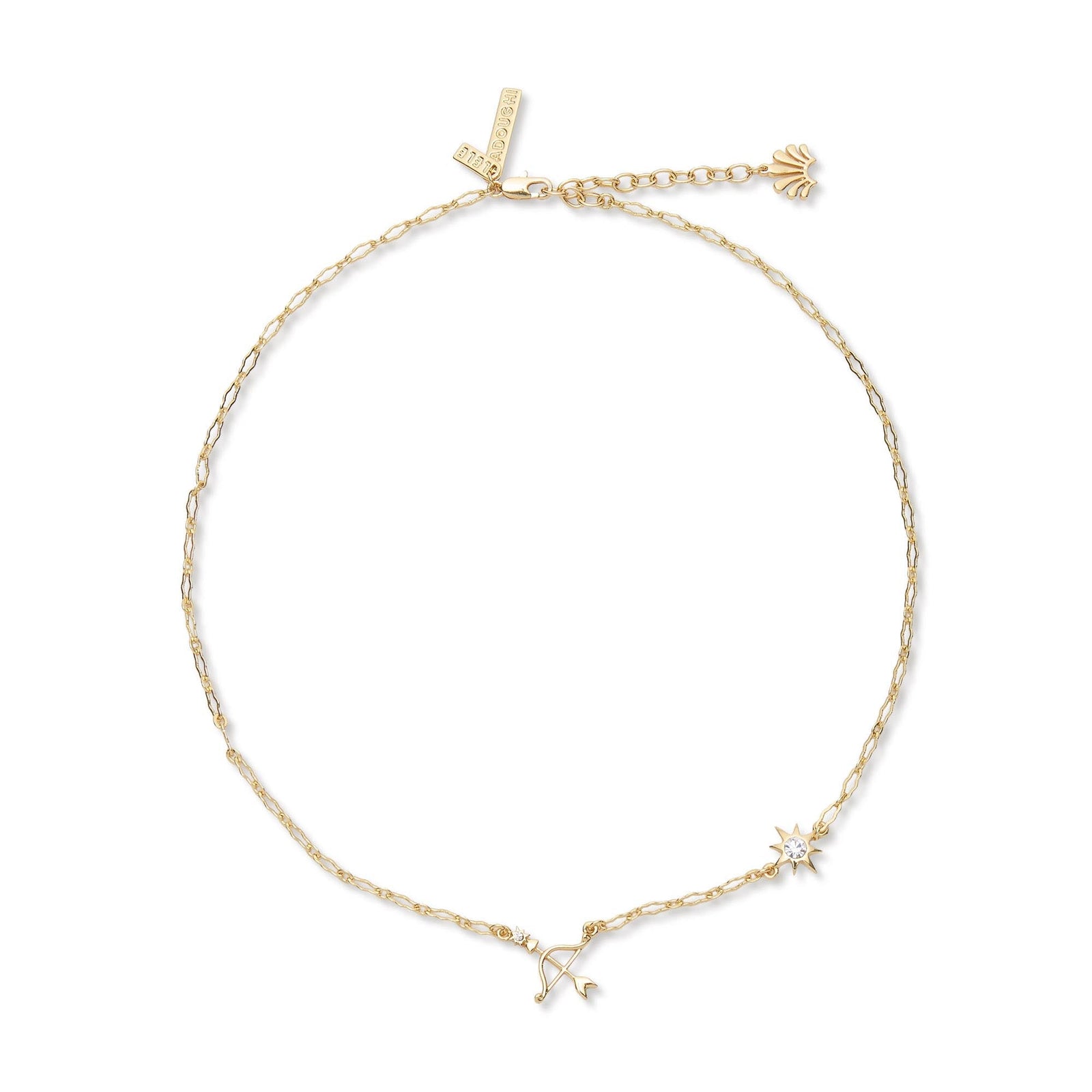 Lele Sadoughi NECKLACES GOLD SAGITTARIUS ZODIAC NECKLACE