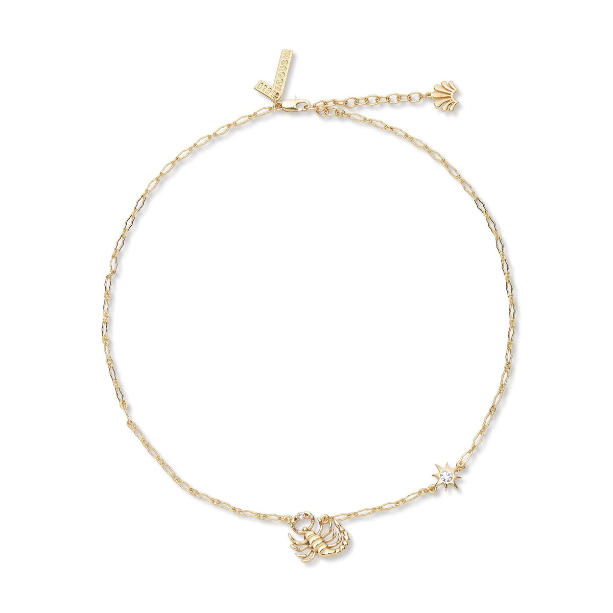 Lele Sadoughi NECKLACES GOLD SCORPIO ZODIAC NECKLACE