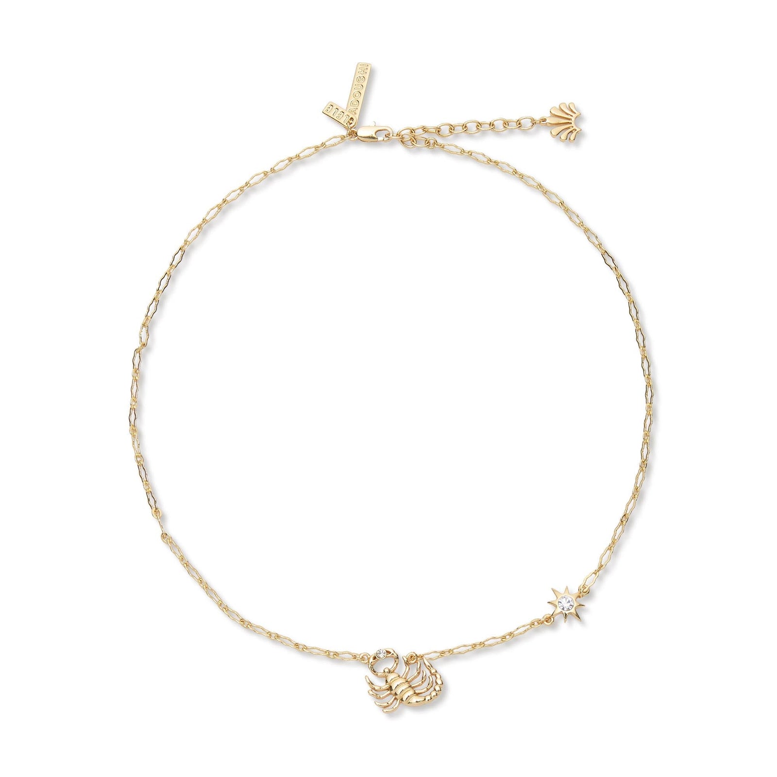 Lele Sadoughi NECKLACES GOLD SCORPIO ZODIAC NECKLACE