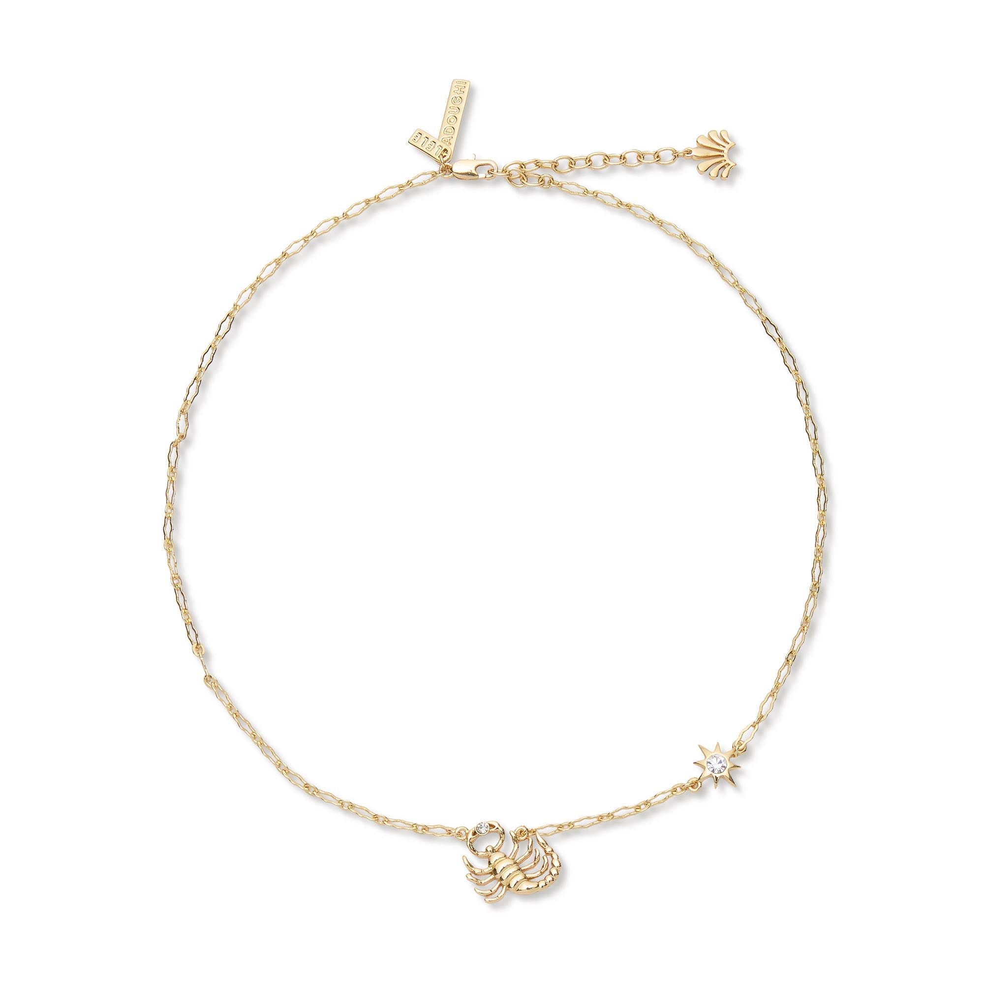 Lele Sadoughi NECKLACES GOLD SCORPIO ZODIAC NECKLACE